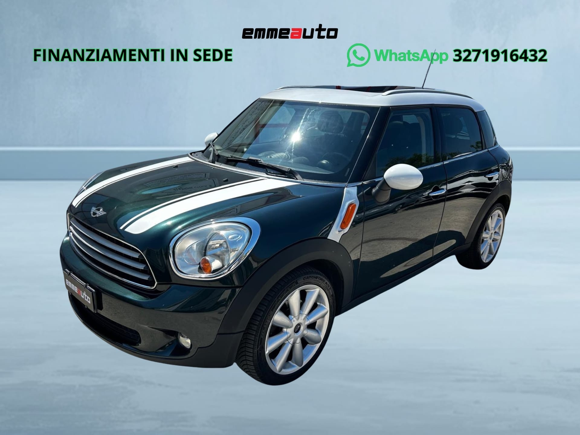 Mini Cooper D Countryman Verde – foto vettura